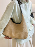 Straw Shoulder Bag - Handwoven Style for Chic and Eco-Friendly Fashion