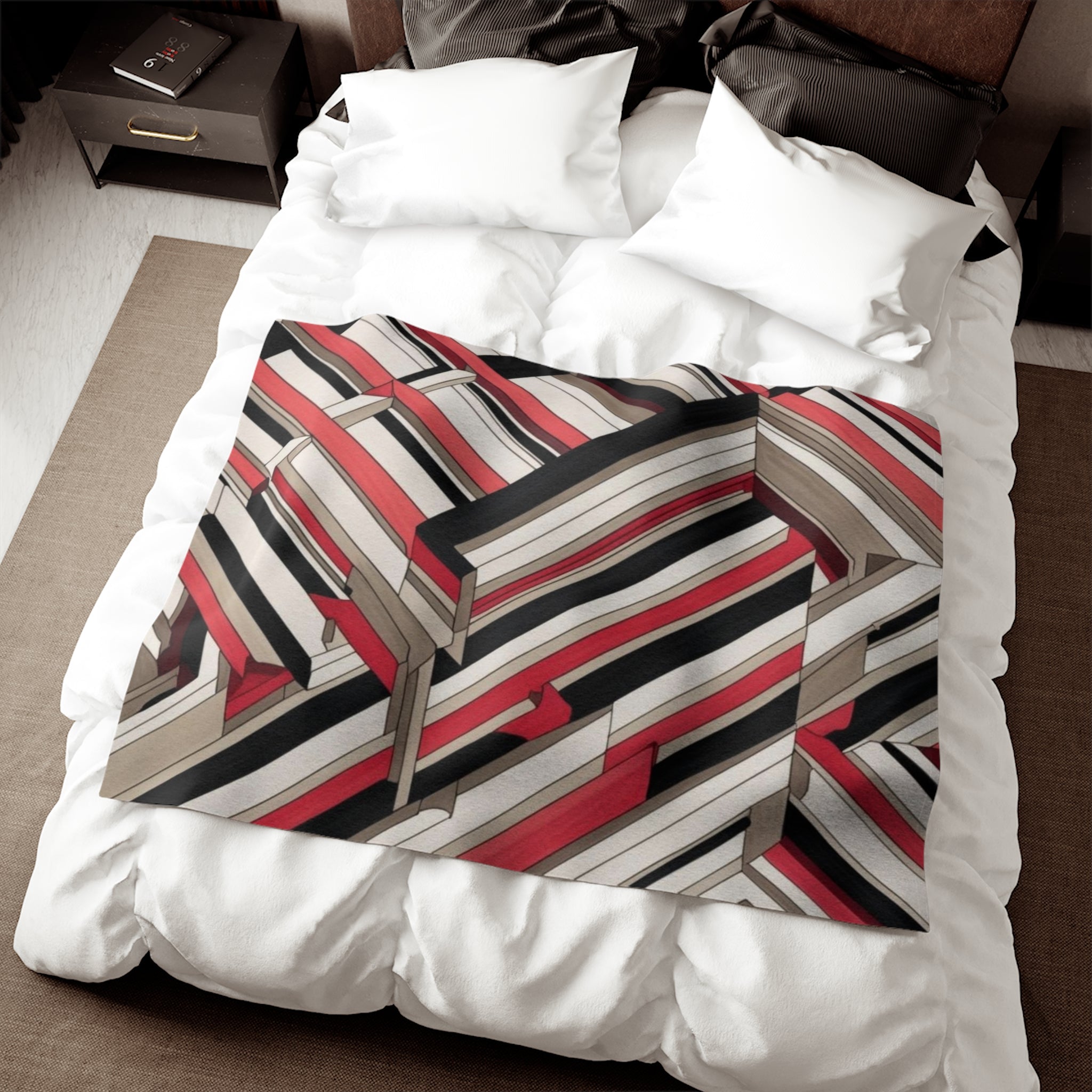 Sweatshirt Blanket – Plush Fleece Throw, 2 Size Options