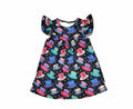 Magical Teacup Milk Silk Flutter Dress