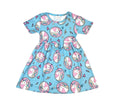 Make It Magical Milk Silk Short Sleeve Dress
