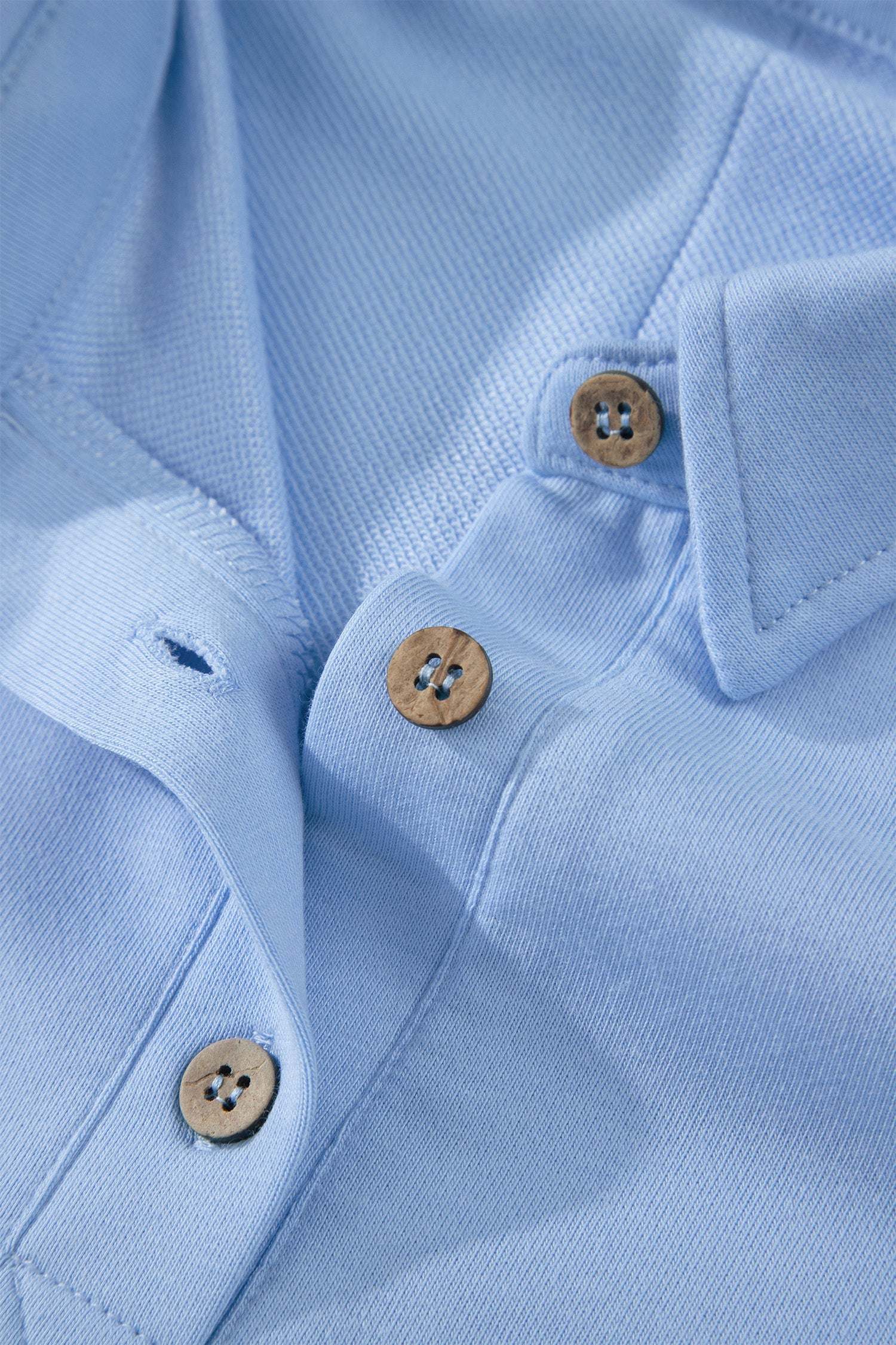 Solid Polo Tee & Elastic Waist Short Set