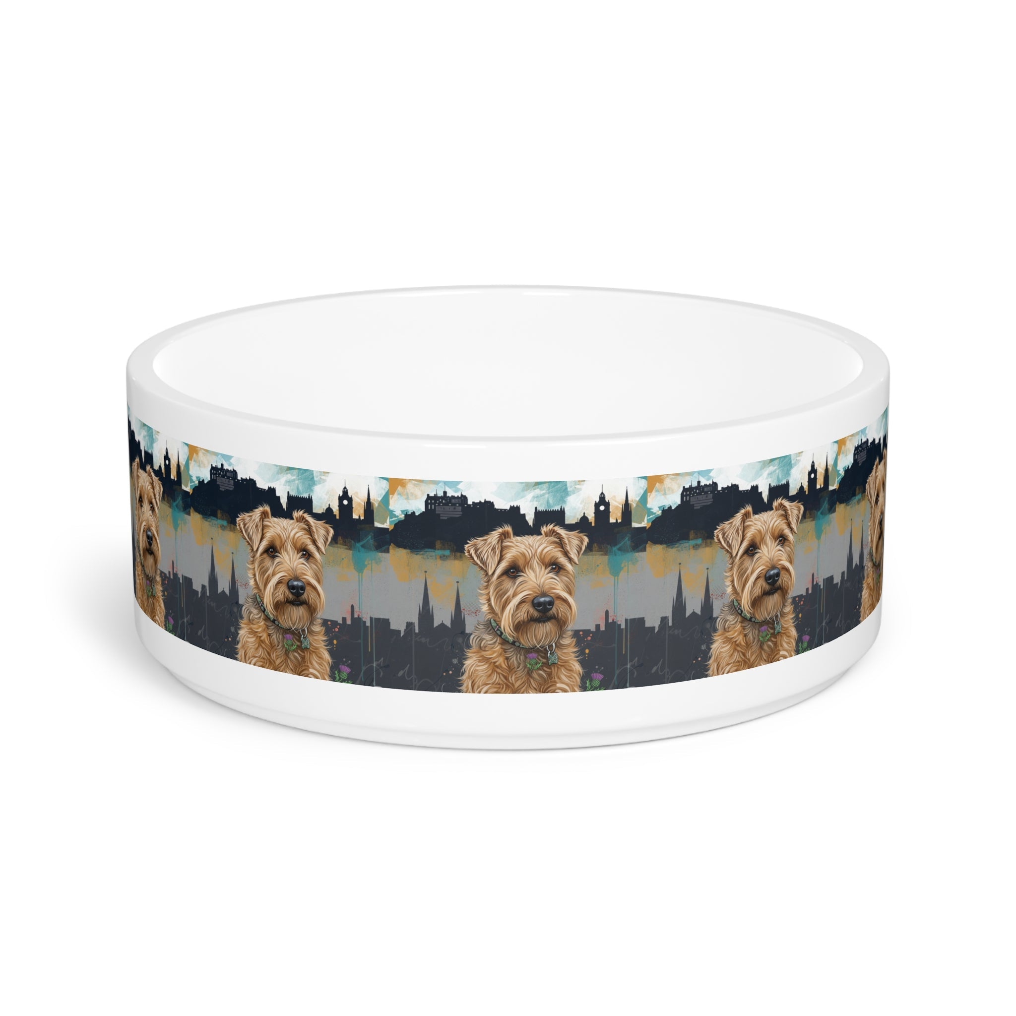 Ceramic Pet Bowl – 16 oz Dog Feeding Bowl