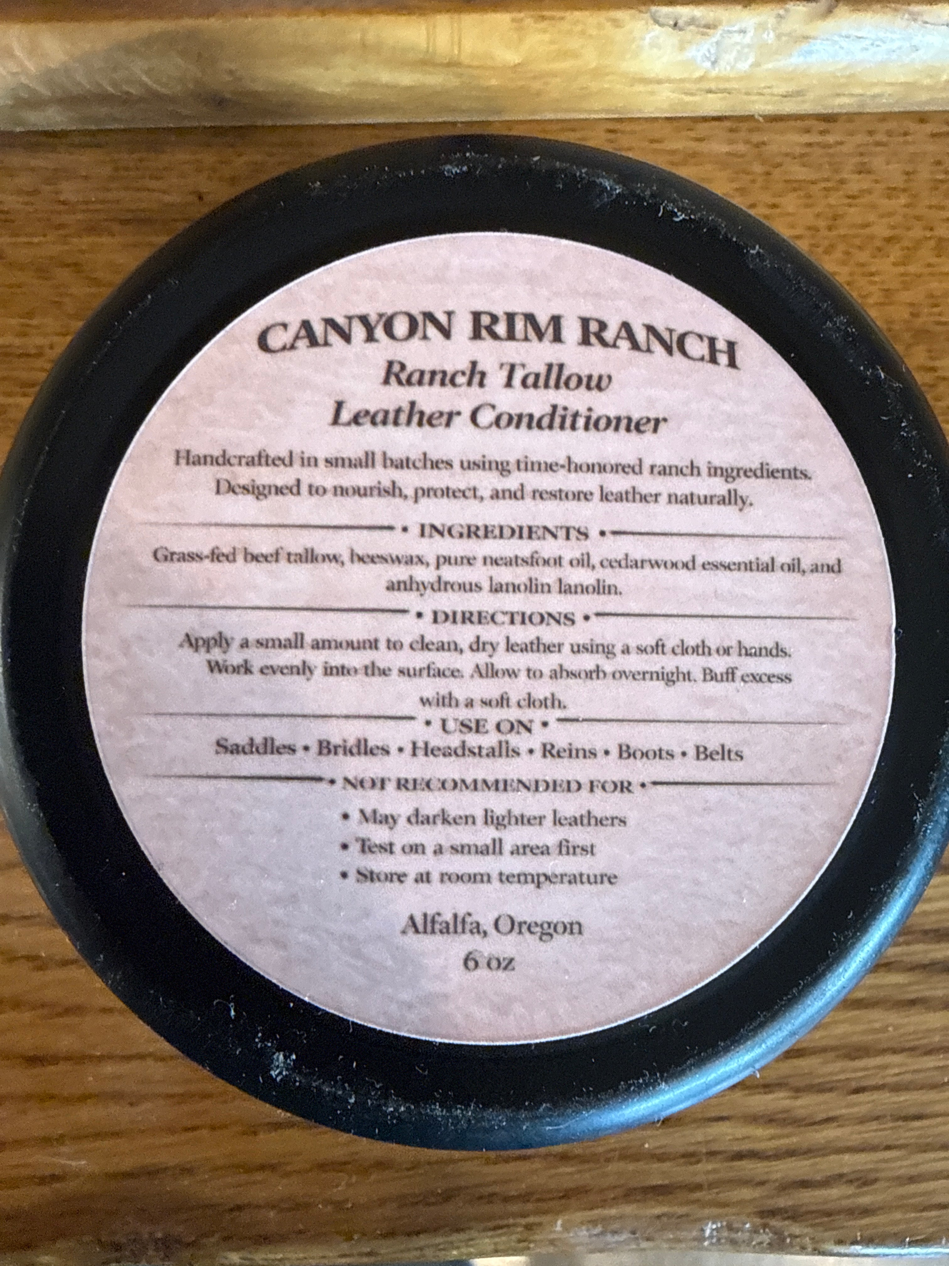 Ranch Made Leather Conditioner