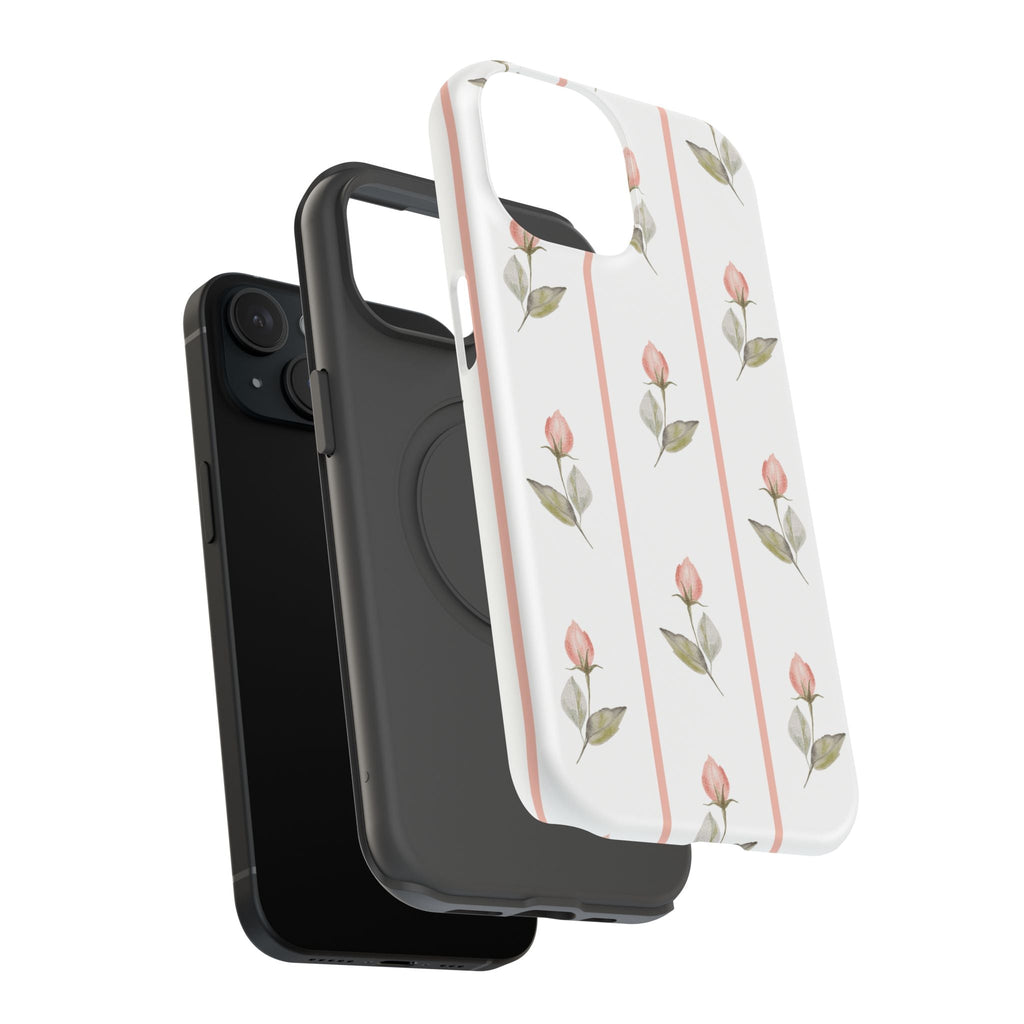 Customizable: Floral Impact-Resistant Phone Case, Chic Phone Cover