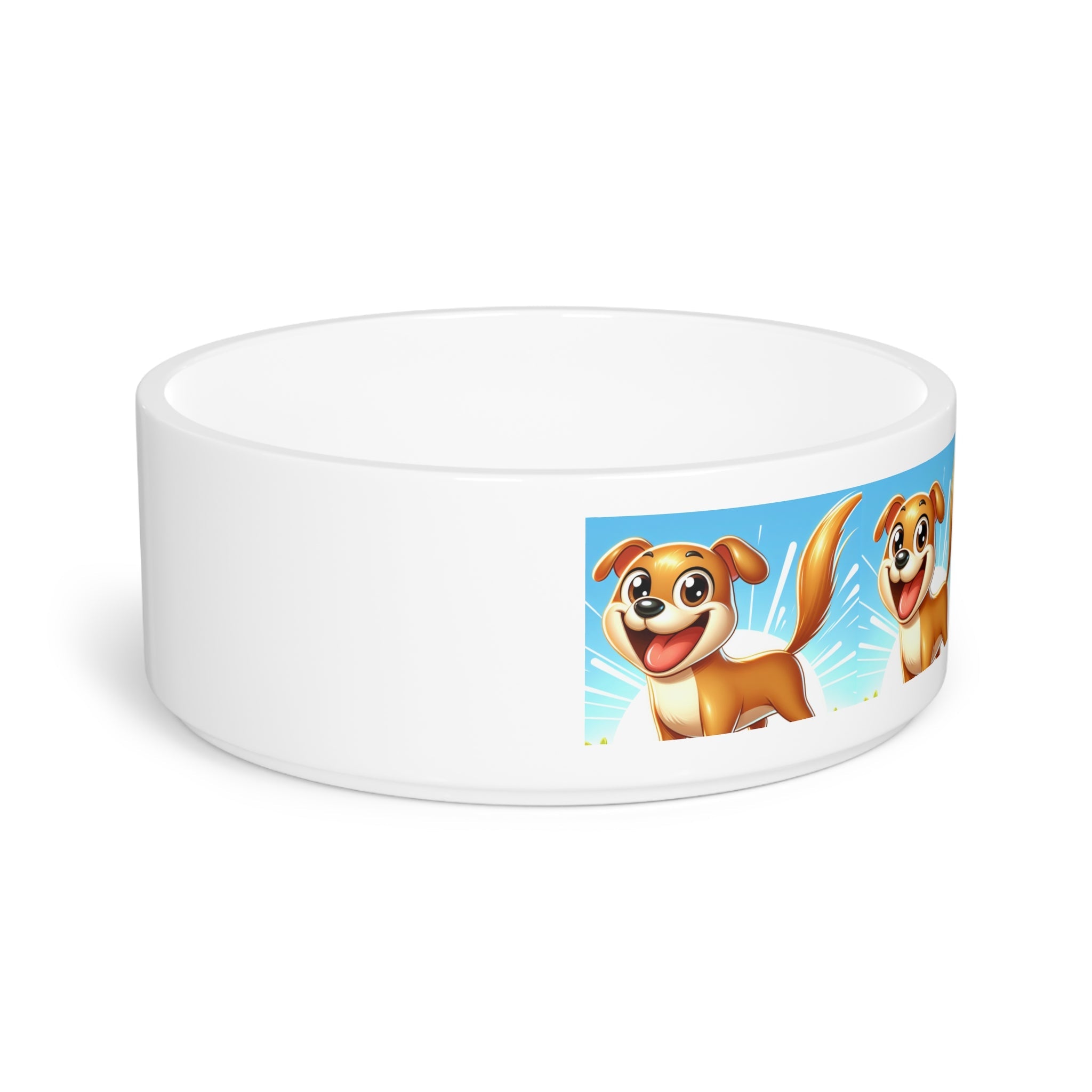 Ceramic Pet Bowl – 16 oz Dog Feeding Bowl