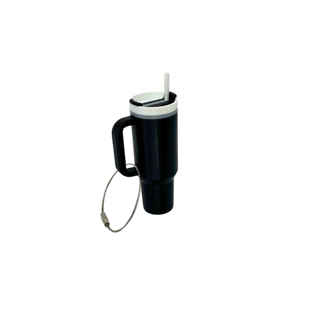 Tumbler Cup Replica Bag Charm | Cute & Fun Luggage Tag for Backpacks, Purses, Totes and More | Made in USA
