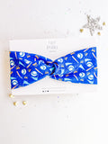 Blue Kansas City Baseball Twisted Turban