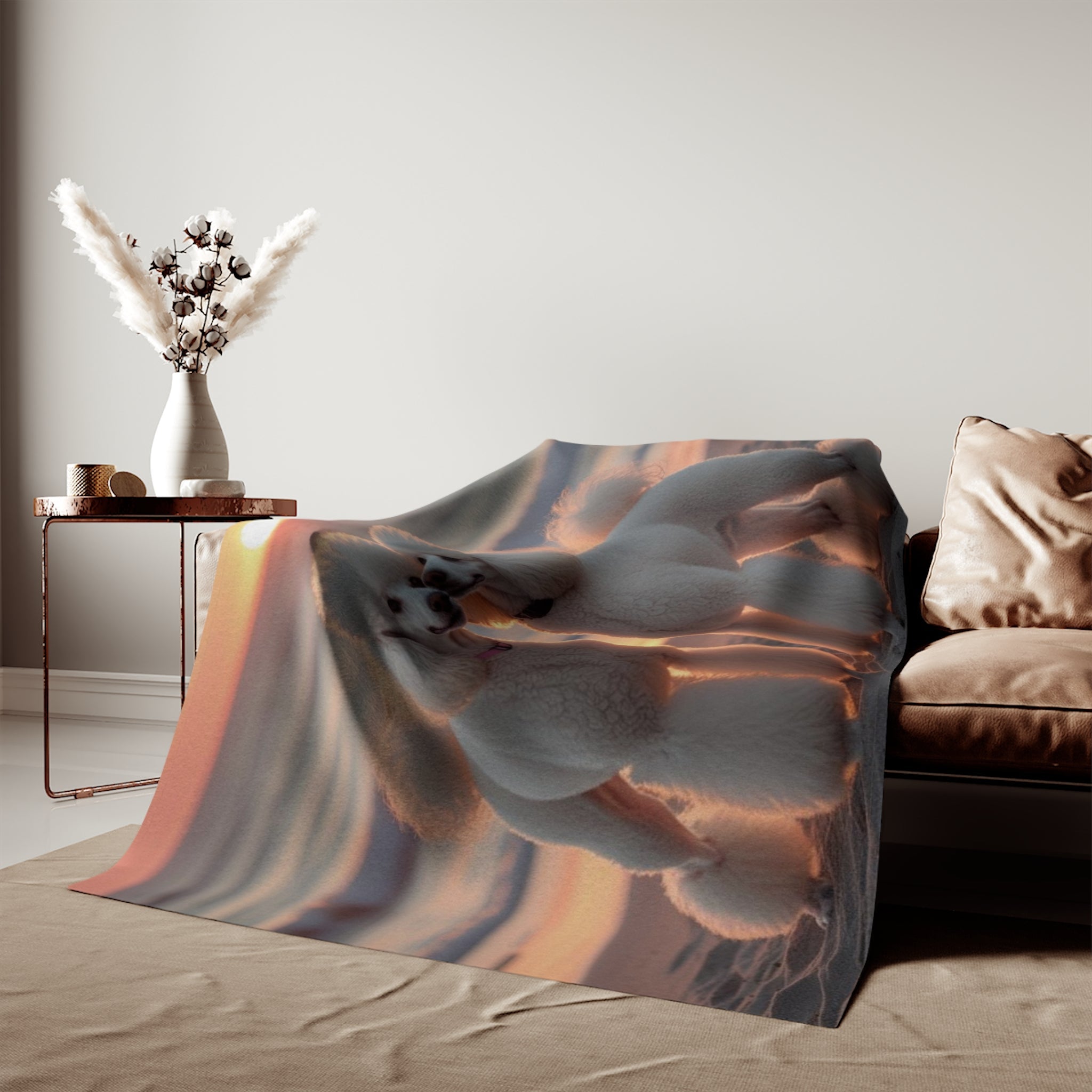 Sweatshirt Blanket – Plush Fleece Throw, 2 Size Options