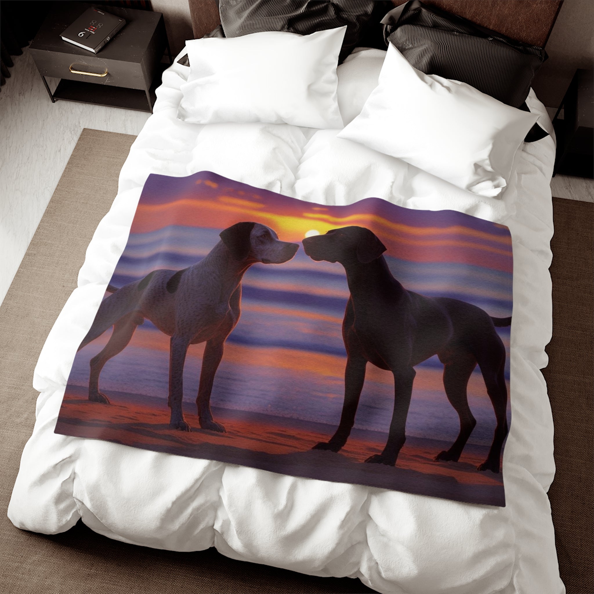 Sweatshirt Blanket – Plush Fleece Throw, 2 Size Options