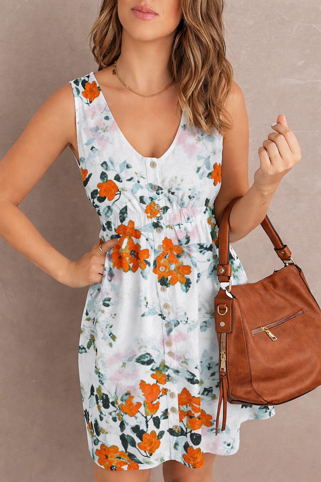 Saanvi High Waist Mini Dress