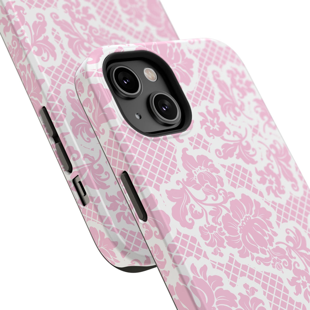 Customizable: Pink Lace Inspired Elegantly Chic Impact-Resistant Case