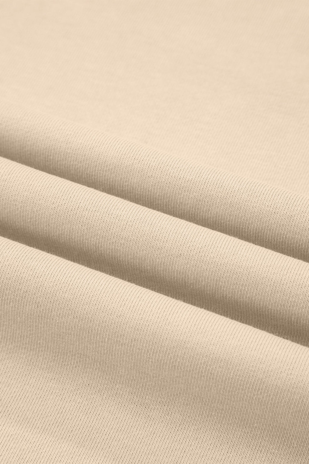 Solid Raw Seam Patchwork Baggy Sweatshirt