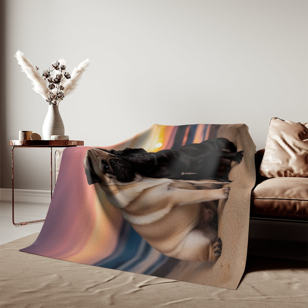 Sweatshirt Blanket – Plush Fleece Throw, 2 Size Options