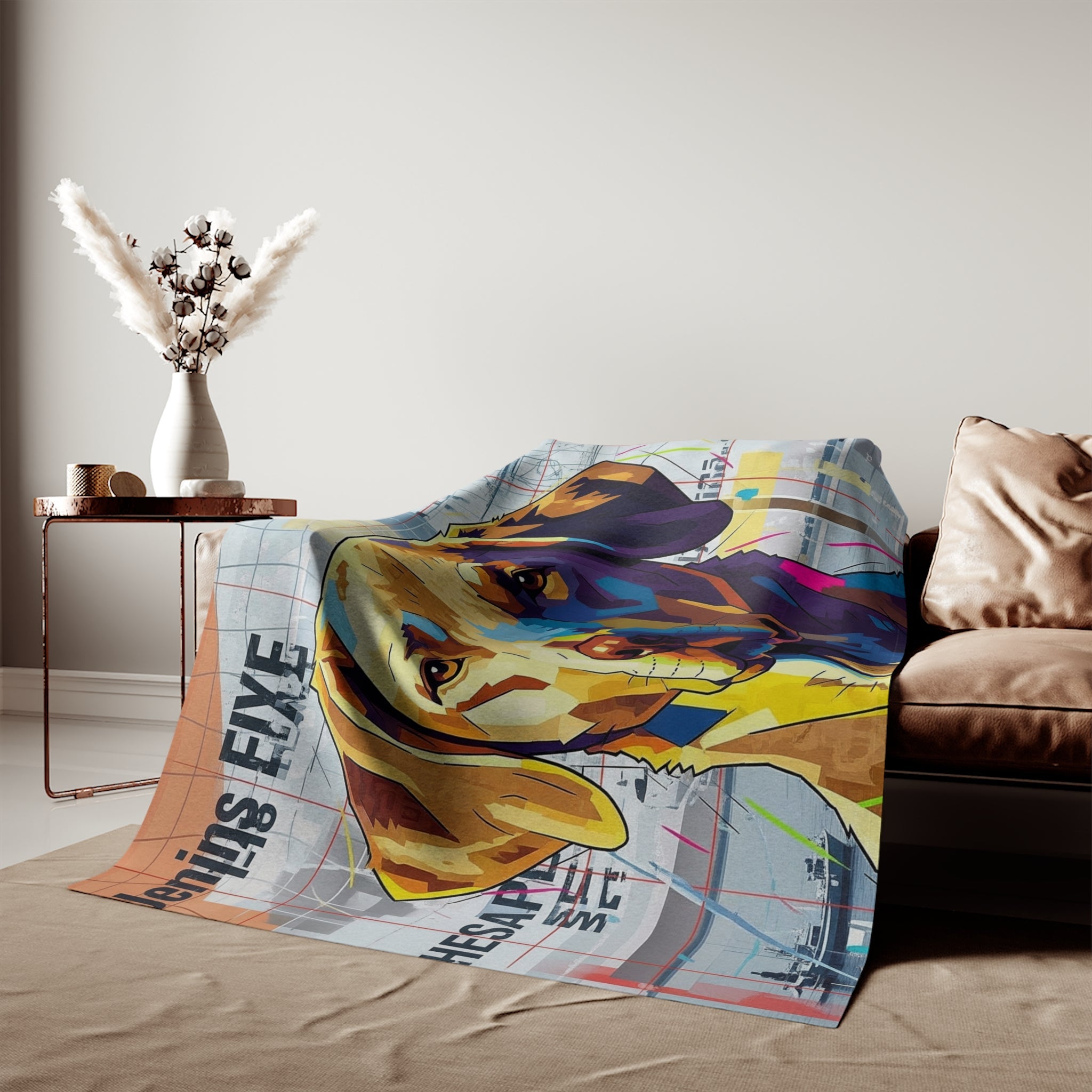Sweatshirt Blanket – Plush Fleece Throw, 2 Size Options