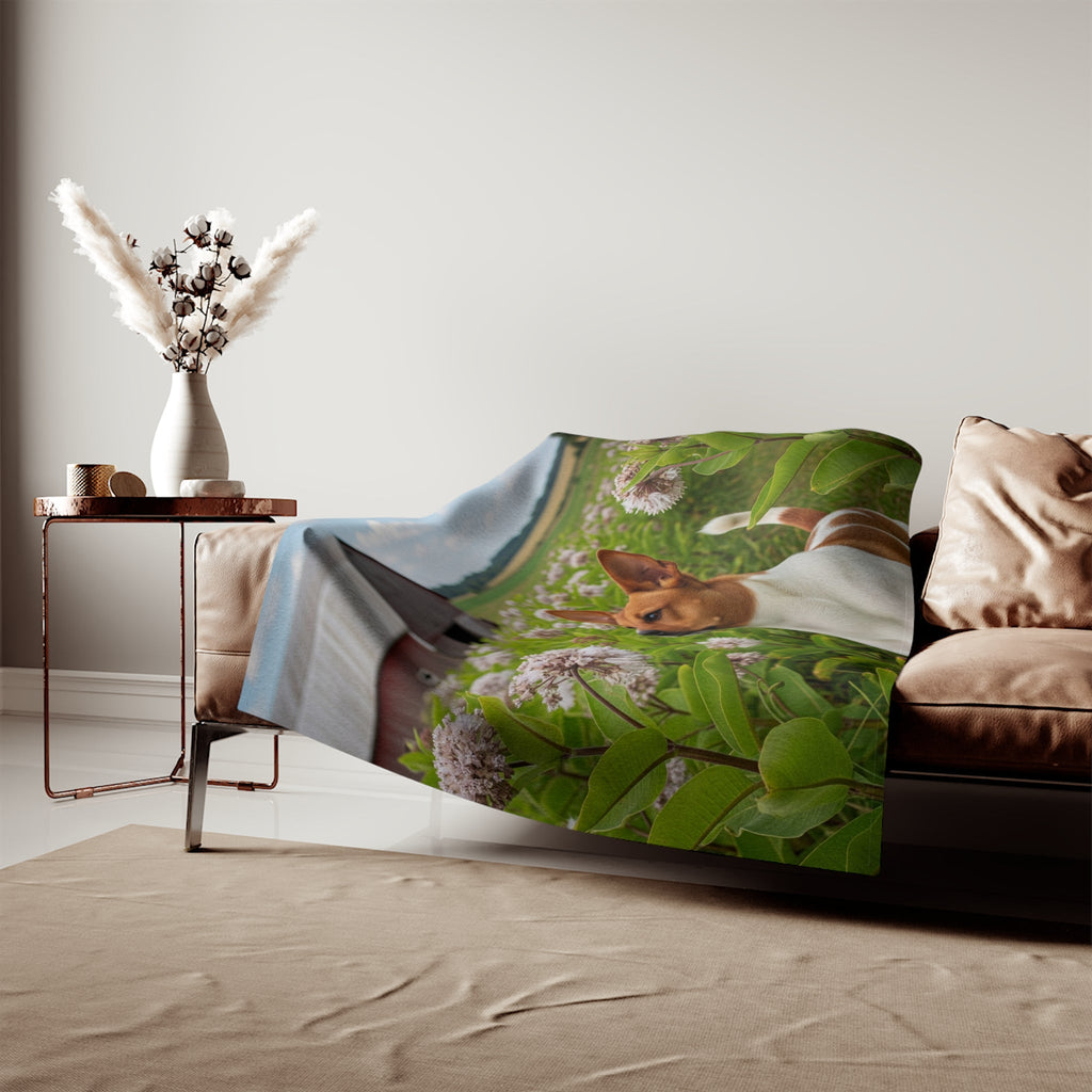 Sweatshirt Blanket – Plush Fleece Throw, 2 Size Options