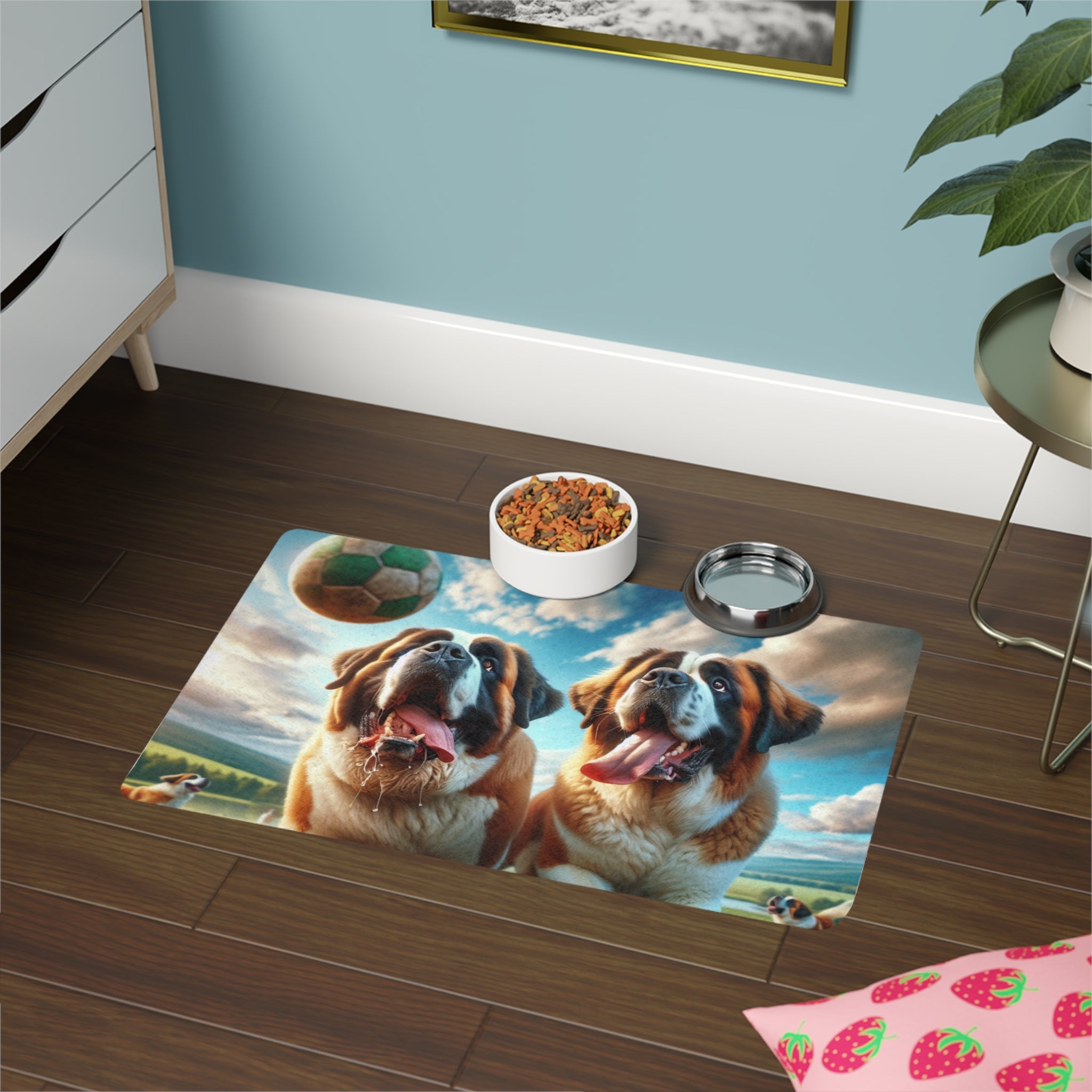 Non-Slip Pet Food Mat – Waterproof Feeding Mat for Dogs
