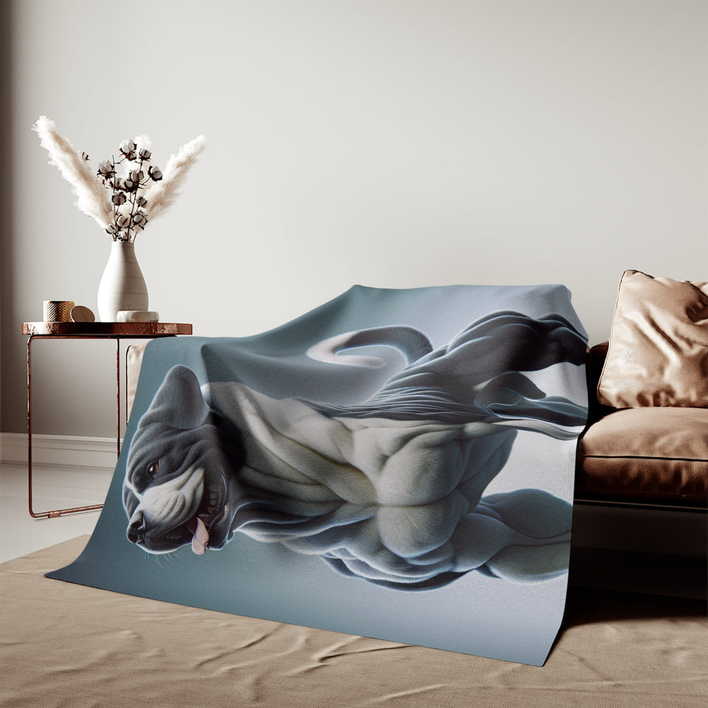 Sweatshirt Blanket – Plush Fleece Throw, 2 Size Options