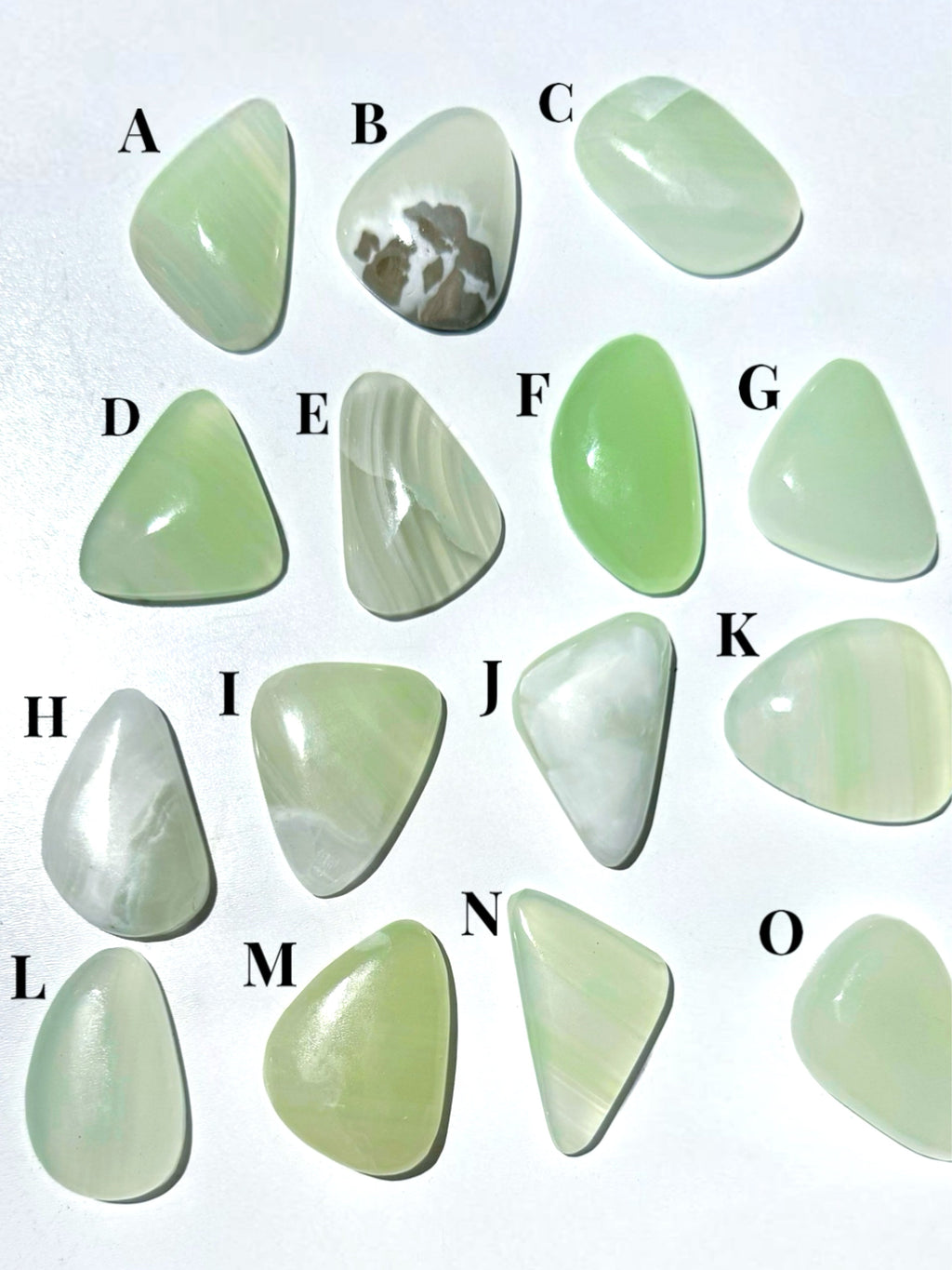 Green Calcite Cabs