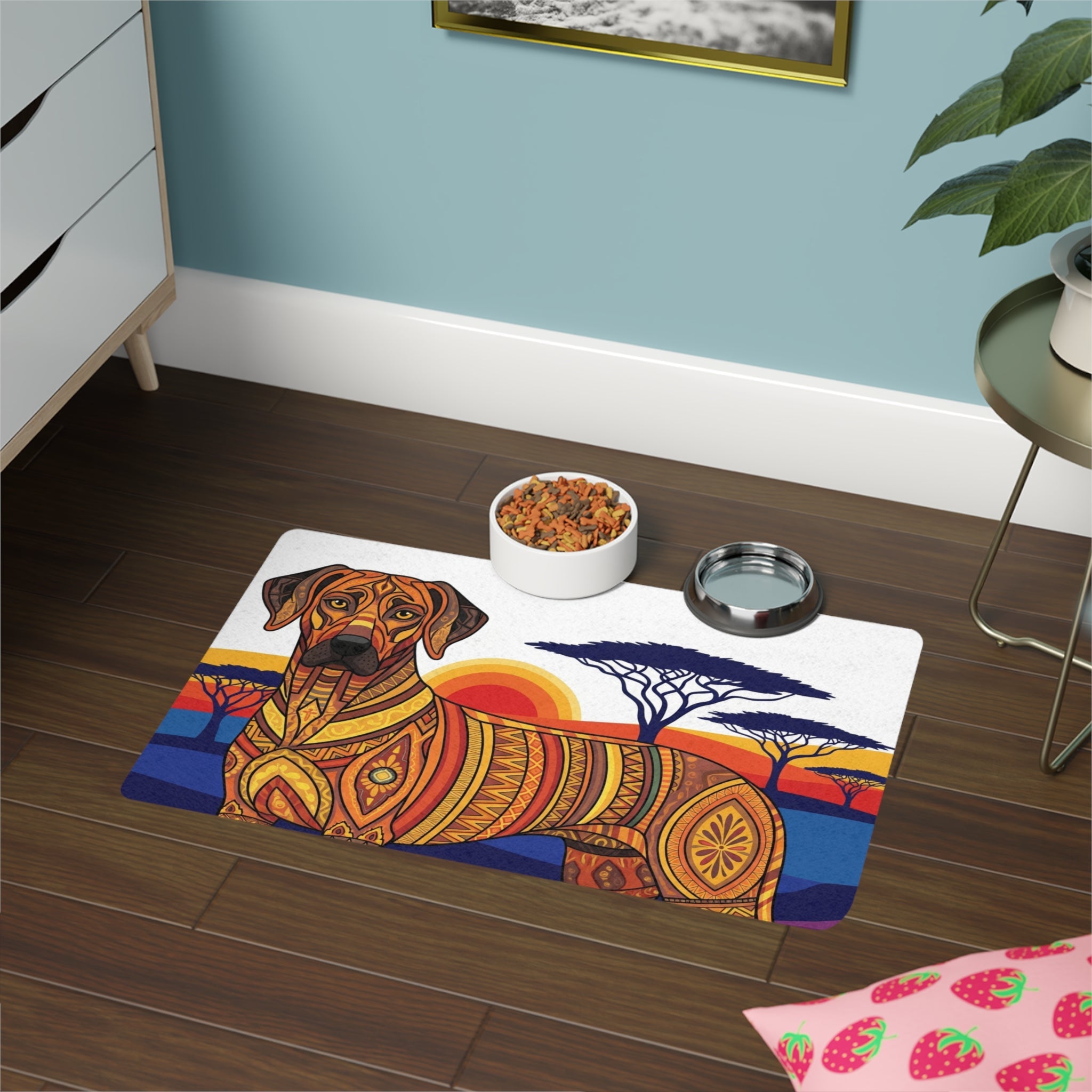 Non-Slip Pet Food Mat – Waterproof Feeding Mat for Dogs