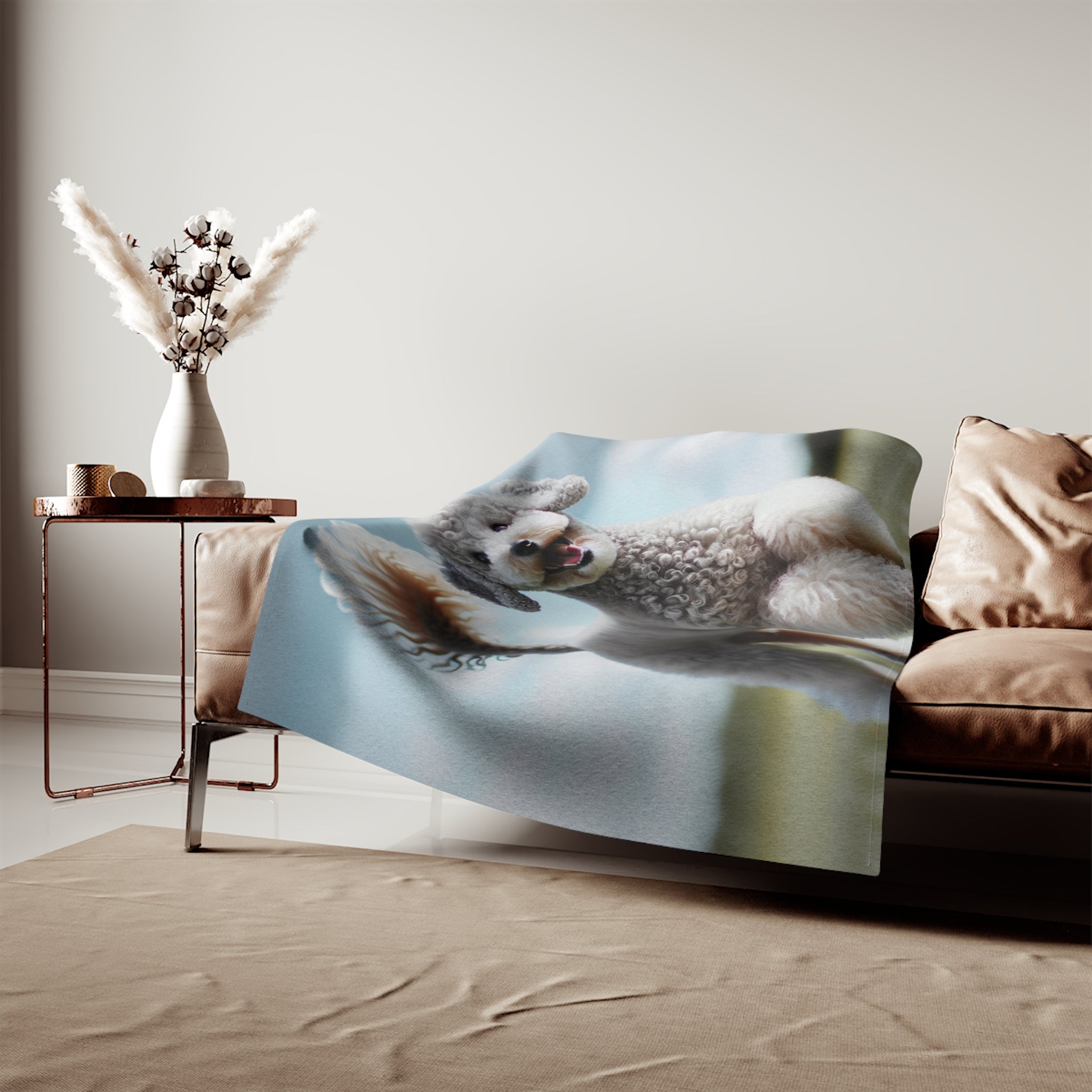 Sweatshirt Blanket – Plush Fleece Throw, 2 Size Options