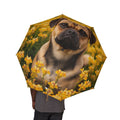 48" Semi-Automatic Umbrella – Windproof Large Travel Rain Umbrella