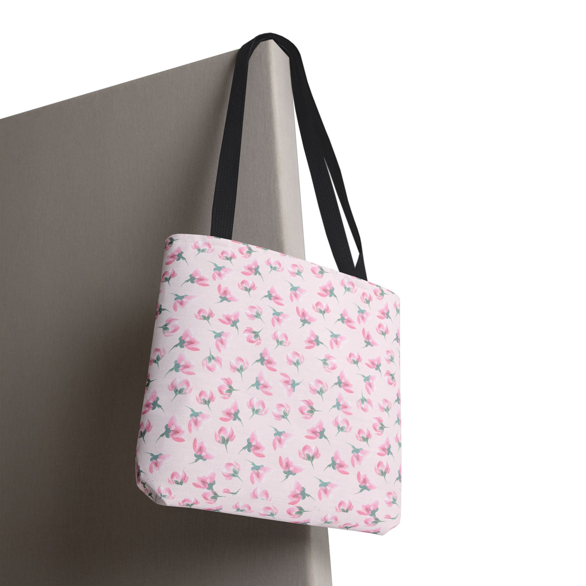Customizable: Chic Floral Tote Bag, Versatile Shopping Bag, Pretty Grocery Tote, Cute Beach Bag, Stylish Gift for Her
