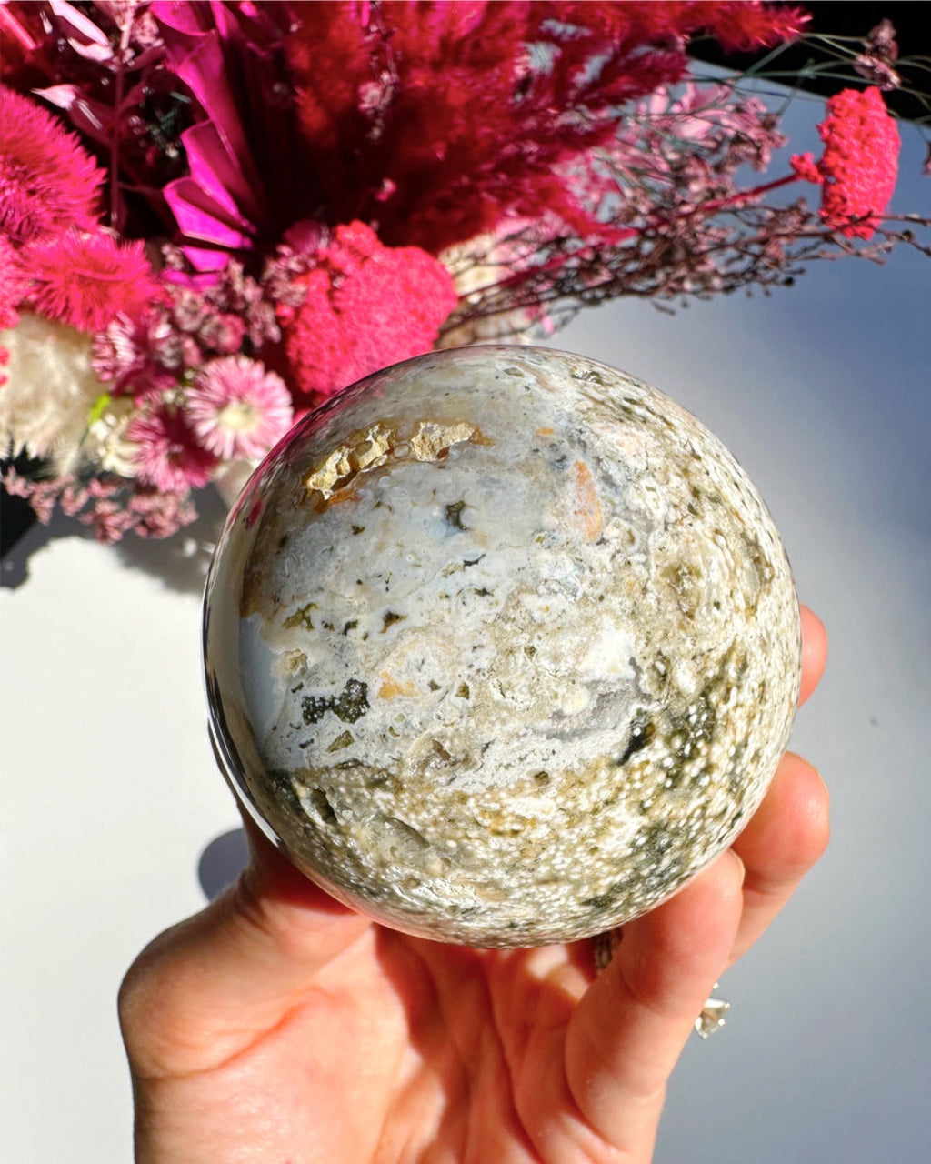 Ocean Jasper Sphere