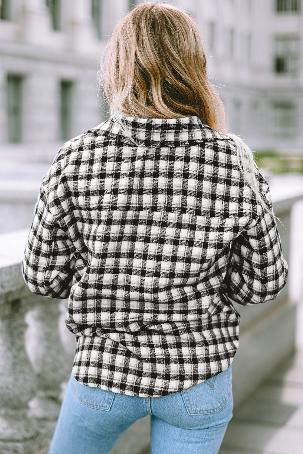 Ava Print Chest Tunic Shacket