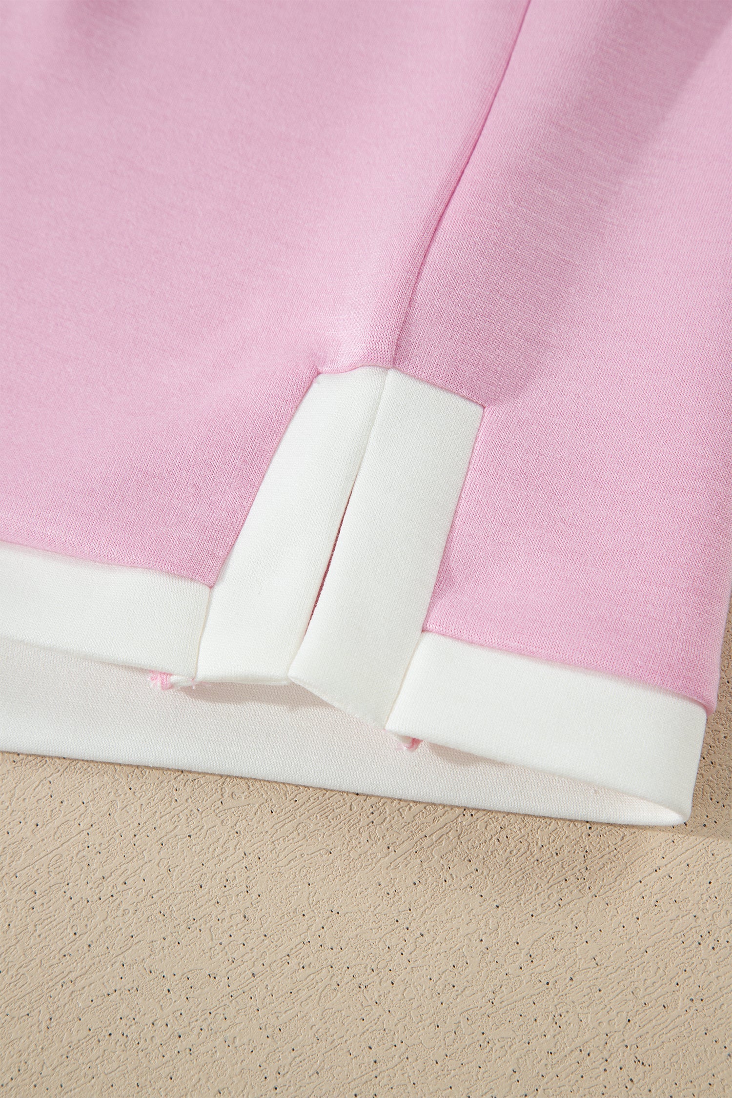 Colorblock Cropped Tank & Elastic Waist Pants Set