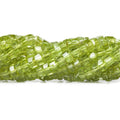 3mm Peridot Faceted Heishi Beads, 14 inch