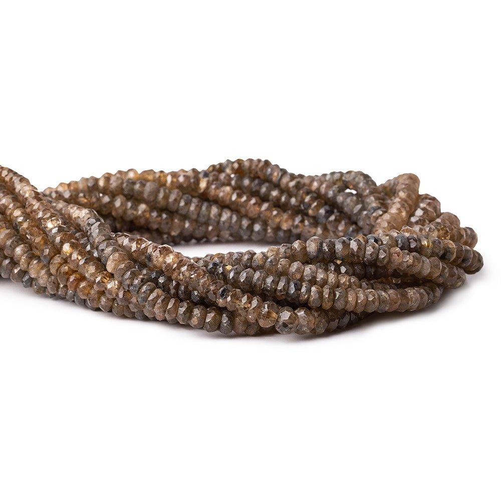 4-5mm Andalusite Faceted Rondelle Beads 14 inch 108 pieces
