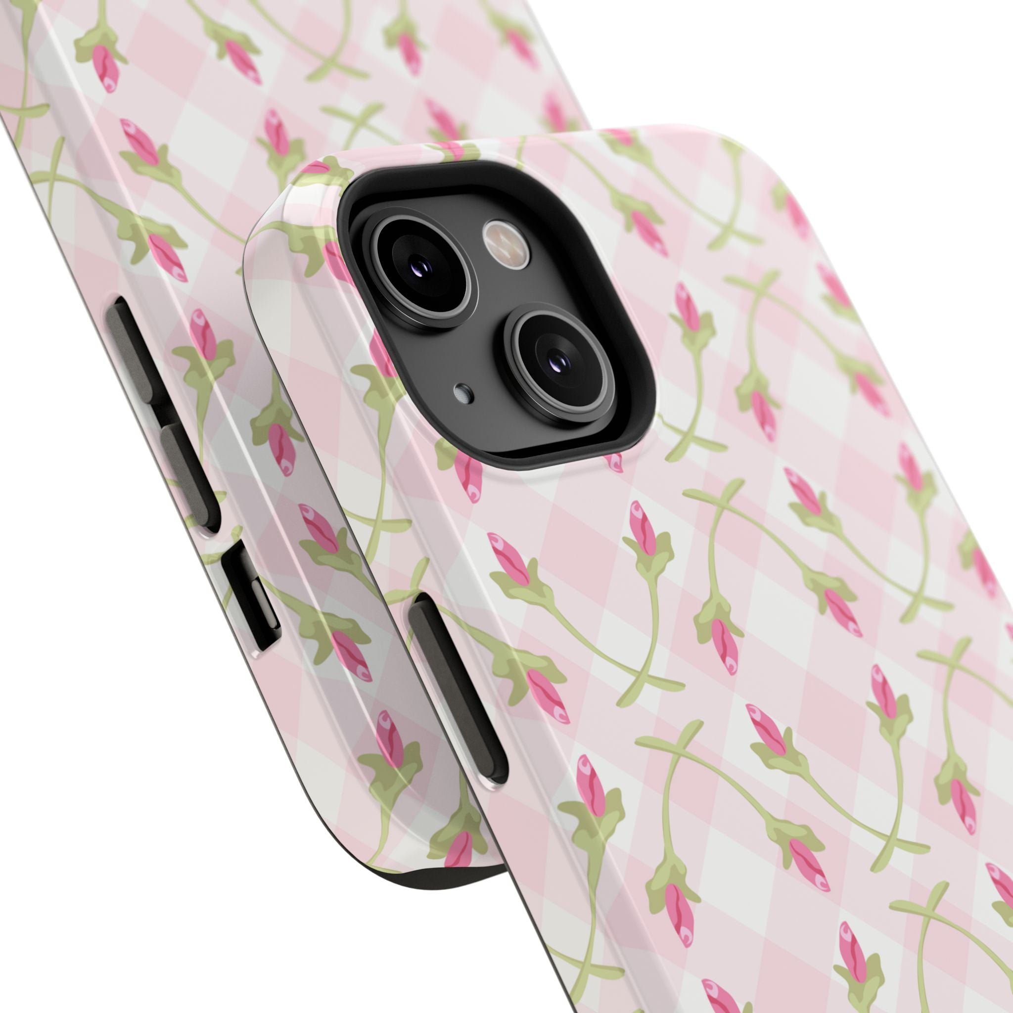 Customizable: Floral Impact-Resistant Phone Case