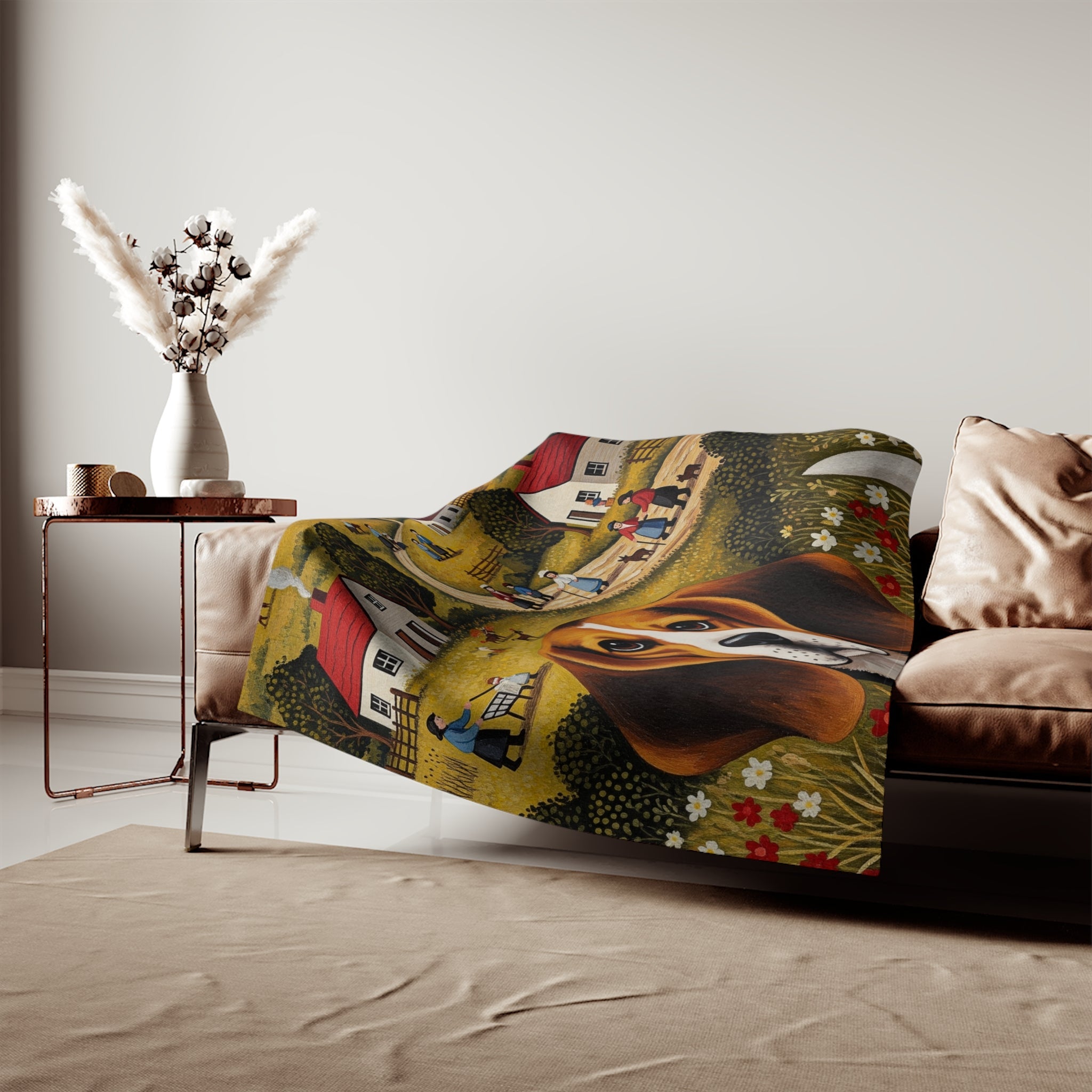 Sweatshirt Blanket – Plush Fleece Throw, 2 Size Options