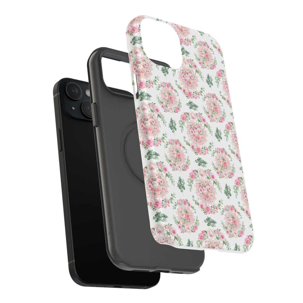 Customizable: Floral Impact-Resistant Phone Case