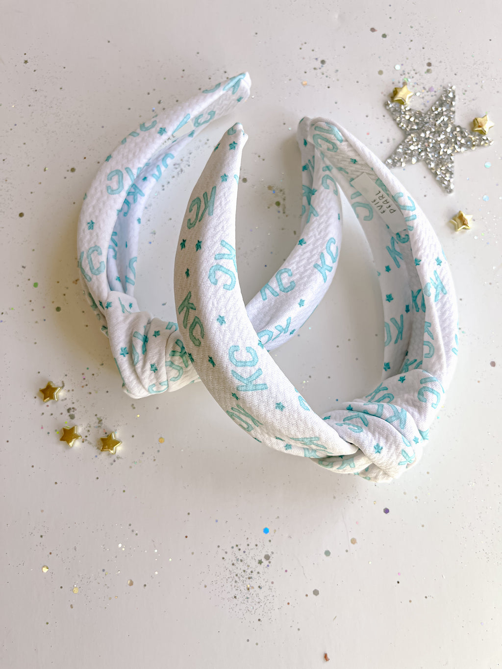 Teal KC Current Knotted Headband