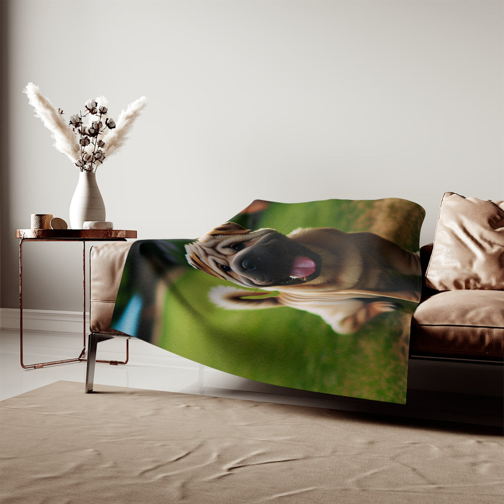 Sweatshirt Blanket – Plush Fleece Throw, 2 Size Options