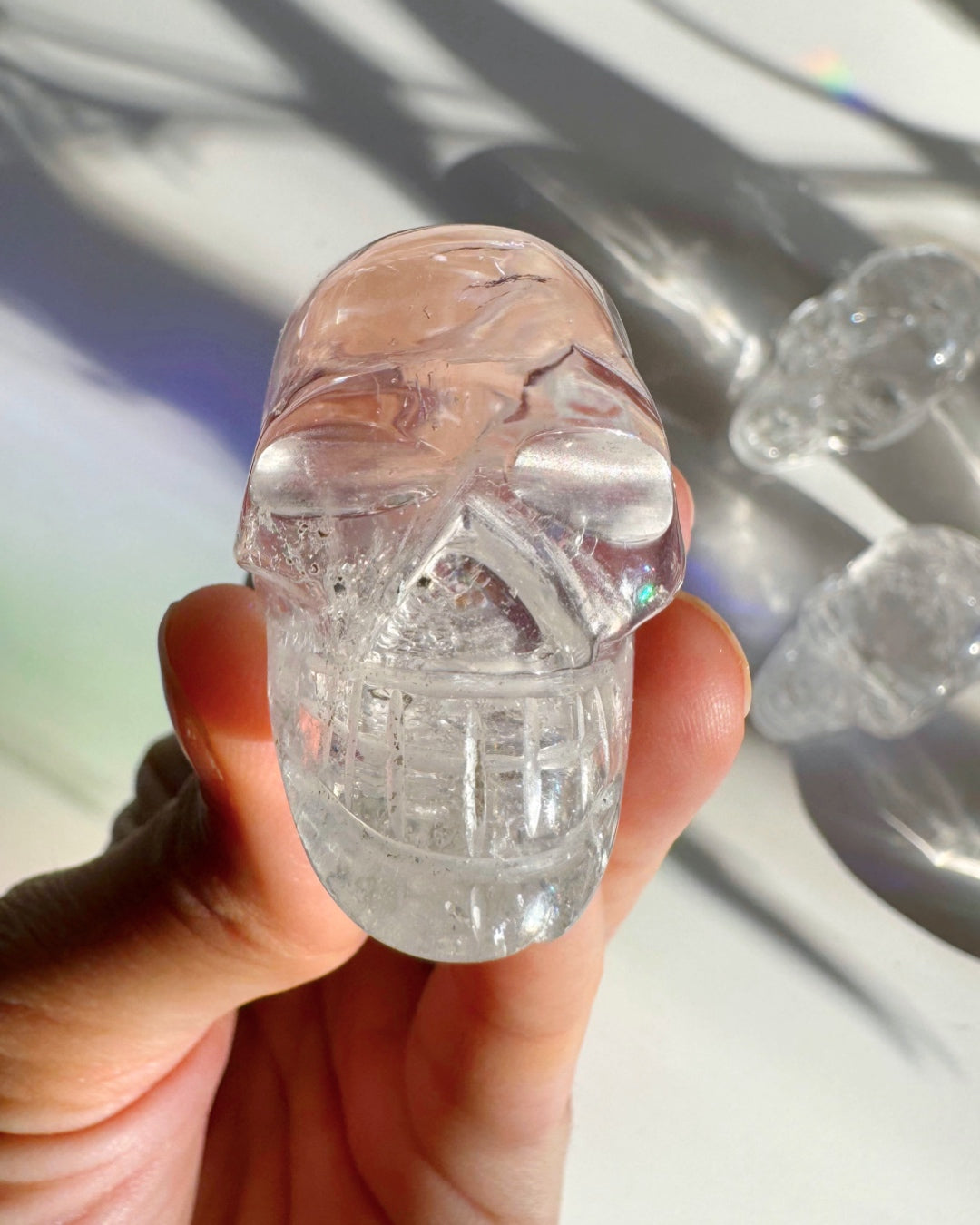 Clear Quartz Skull