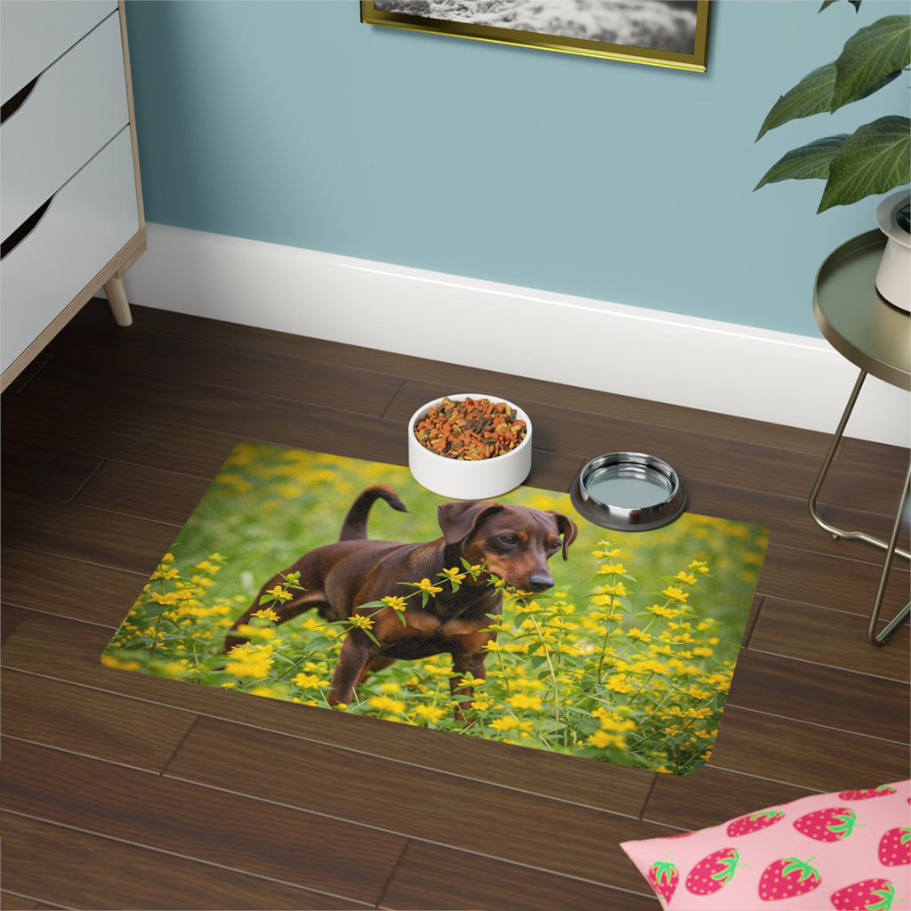 Non-Slip Pet Food Mat – Waterproof Feeding Mat for Dogs