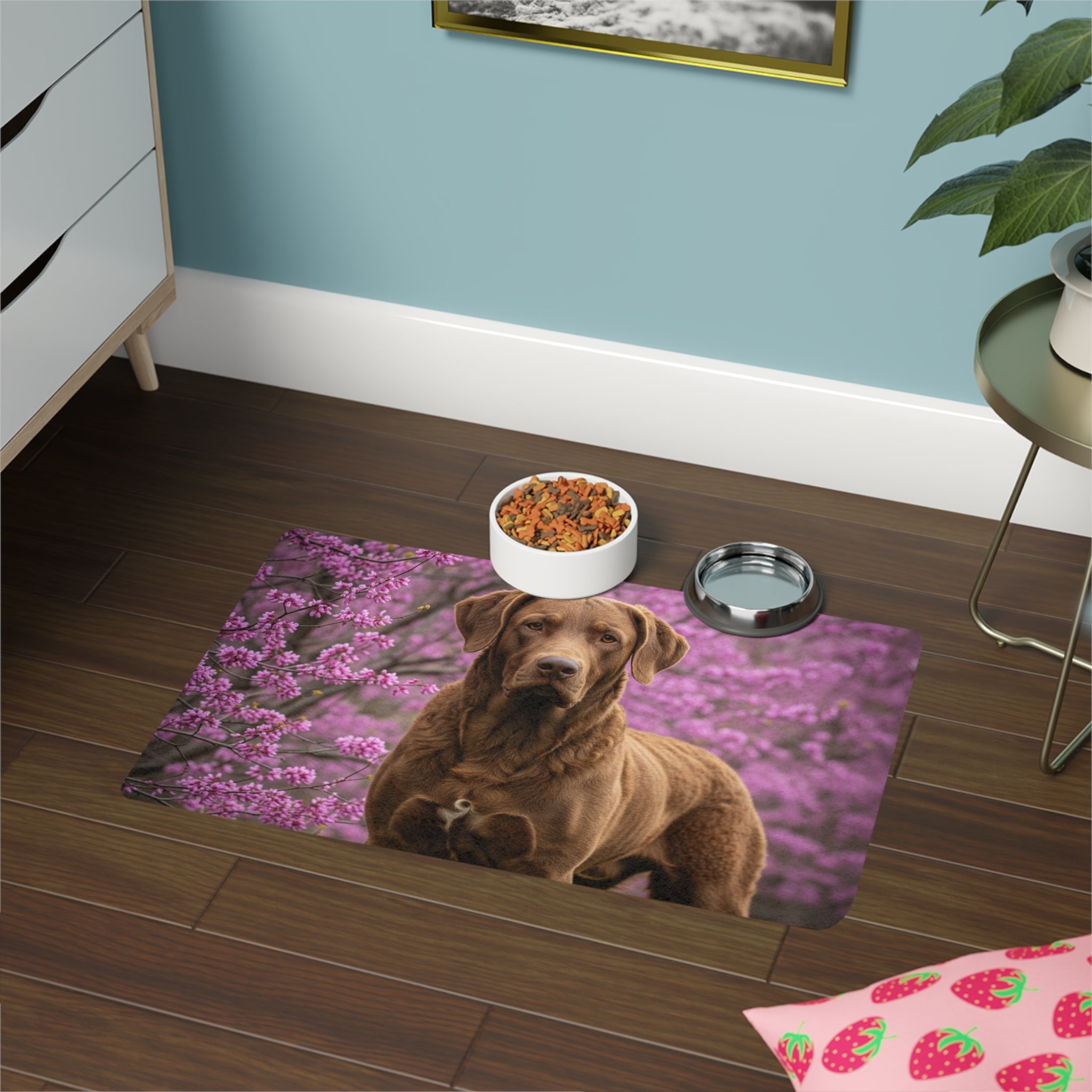 Non-Slip Pet Food Mat – Waterproof Feeding Mat for Dogs