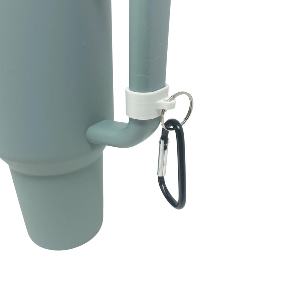 Carabiner Clip Attachment Compatible with Stanley 40 oz Tumblers | Carabiner & Keychain Attachment for Holding Keys, Wallets, or Other Accessories | Made in USA