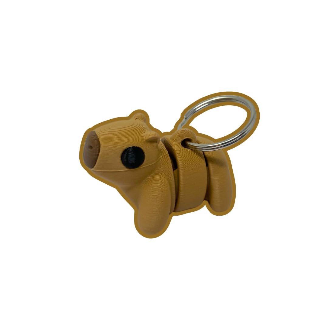 Articulated Animal Keychain Fidget Toy | Fun & Unique Key Chain Fidget Toy Figurines| Made in USA
