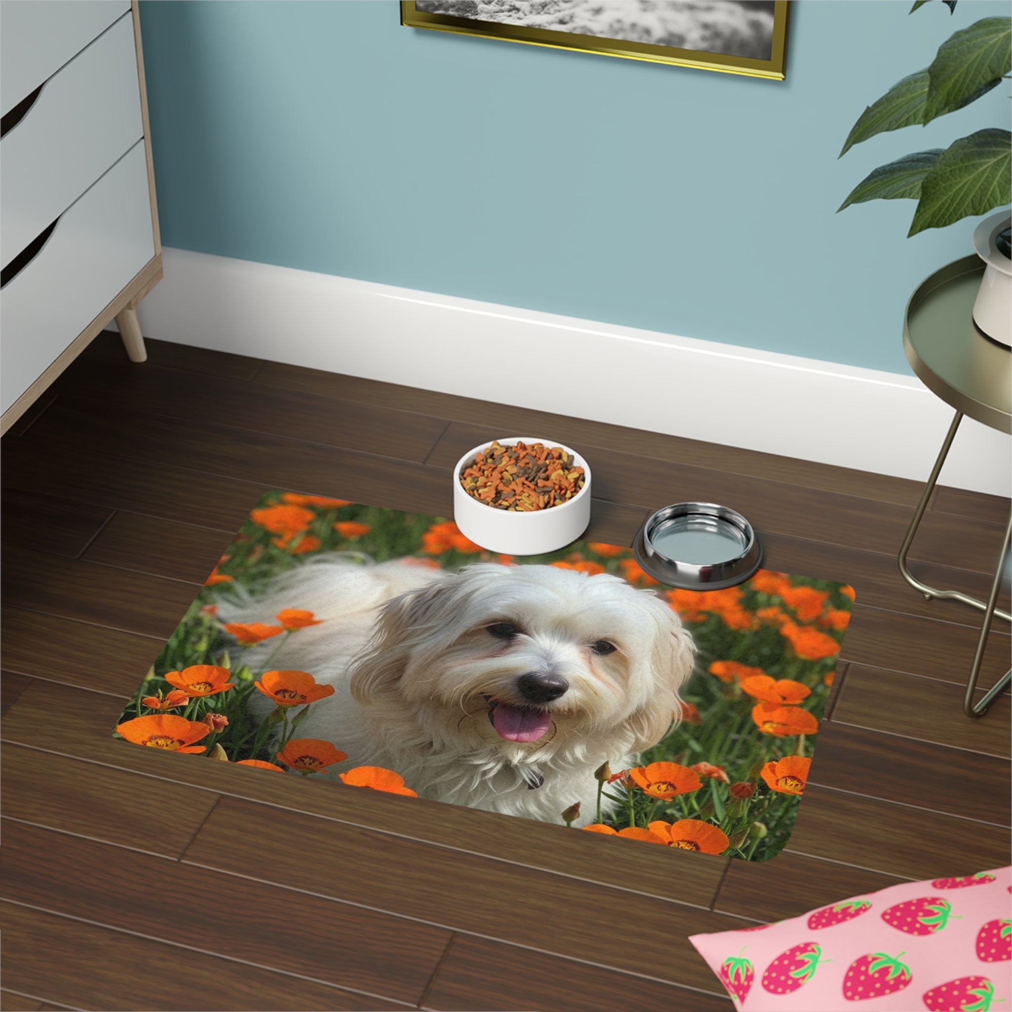 Non-Slip Pet Food Mat – Waterproof Feeding Mat for Dogs