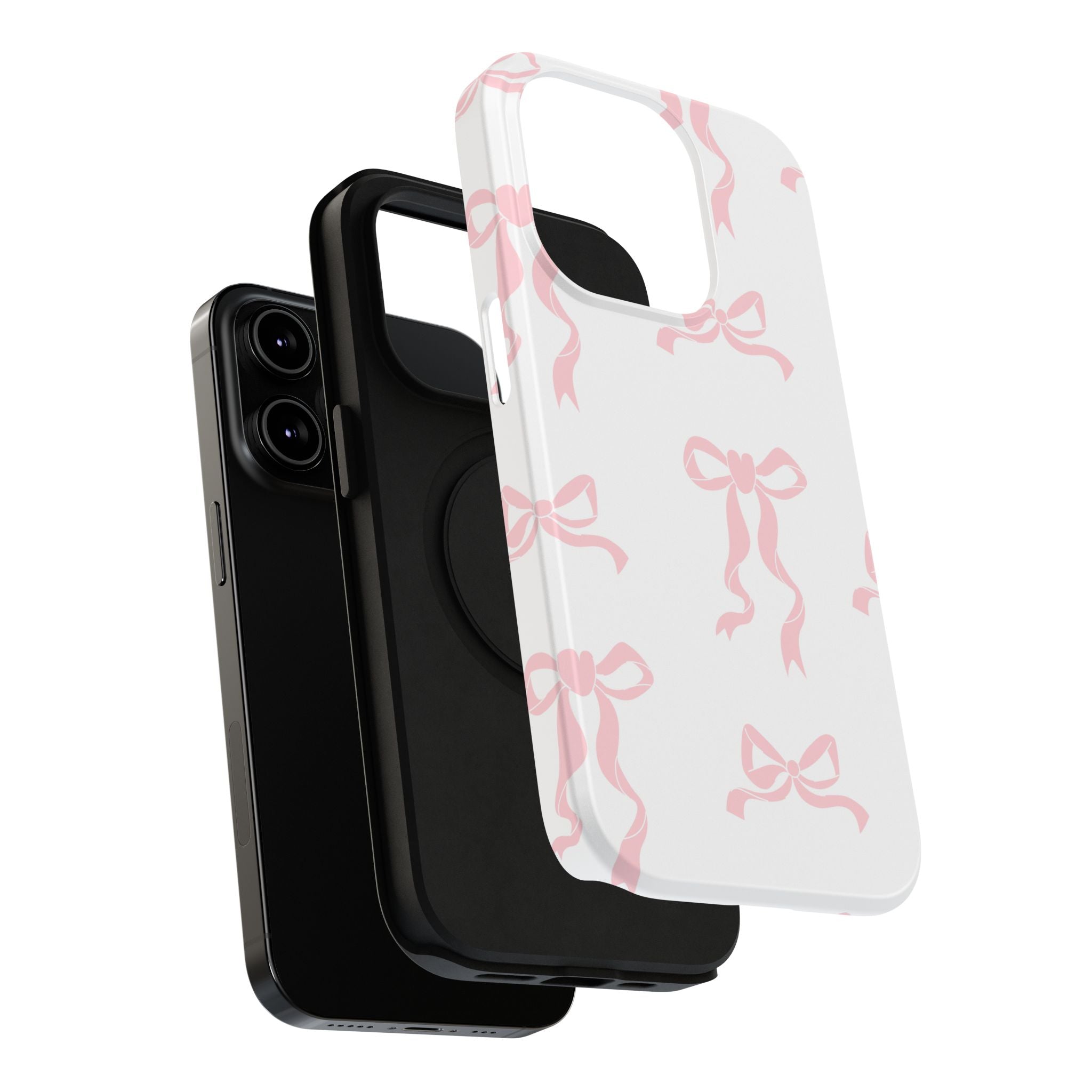 Customizable Cute Bow Pattern Phone Case