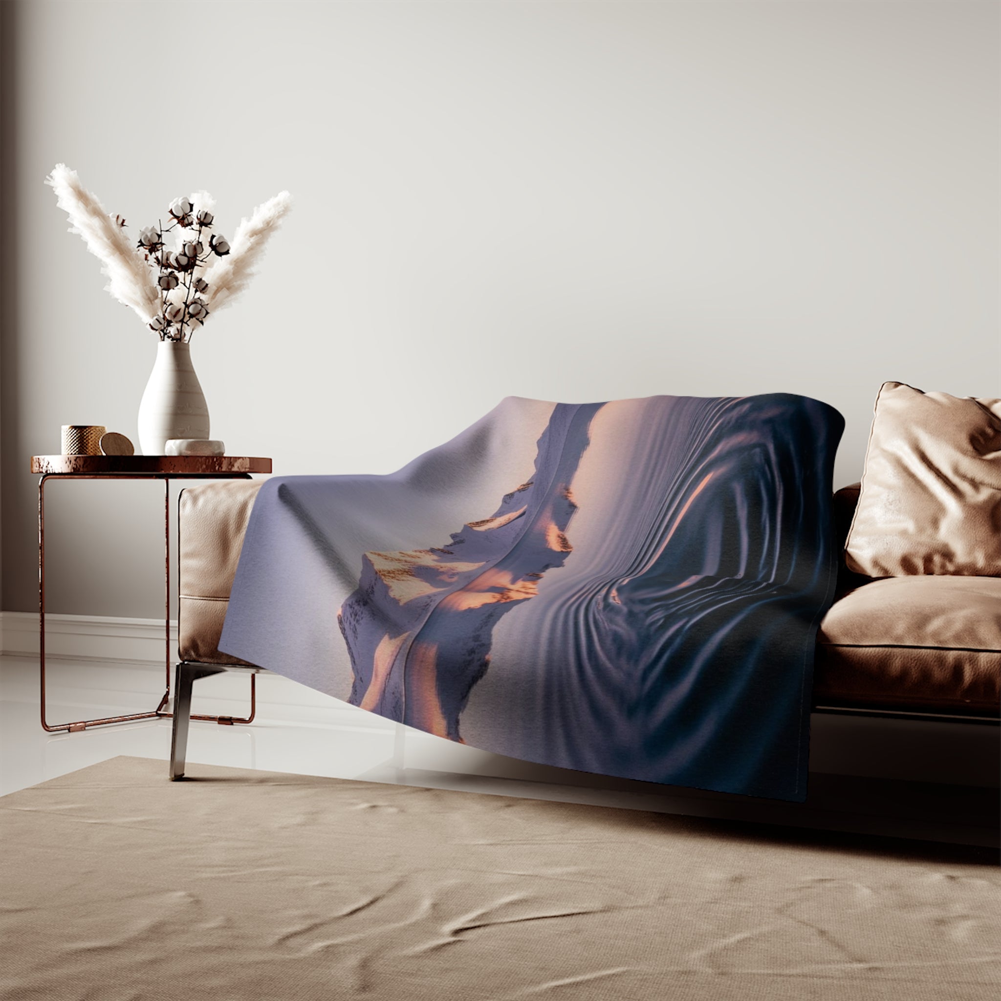 Sweatshirt Blanket – Plush Fleece Throw, 2 Size Options
