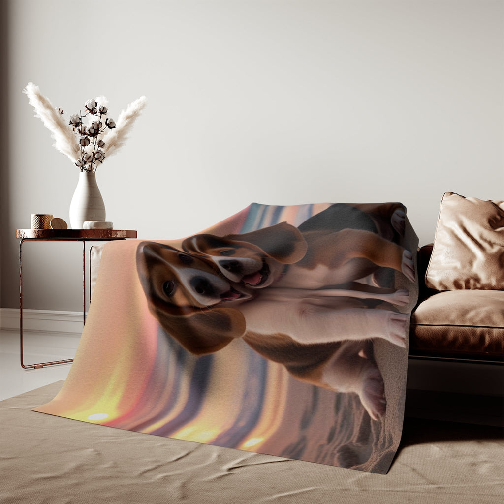 Sweatshirt Blanket – Plush Fleece Throw, 2 Size Options