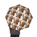 48" Semi-Automatic Umbrella – Windproof Large Travel Rain Umbrella