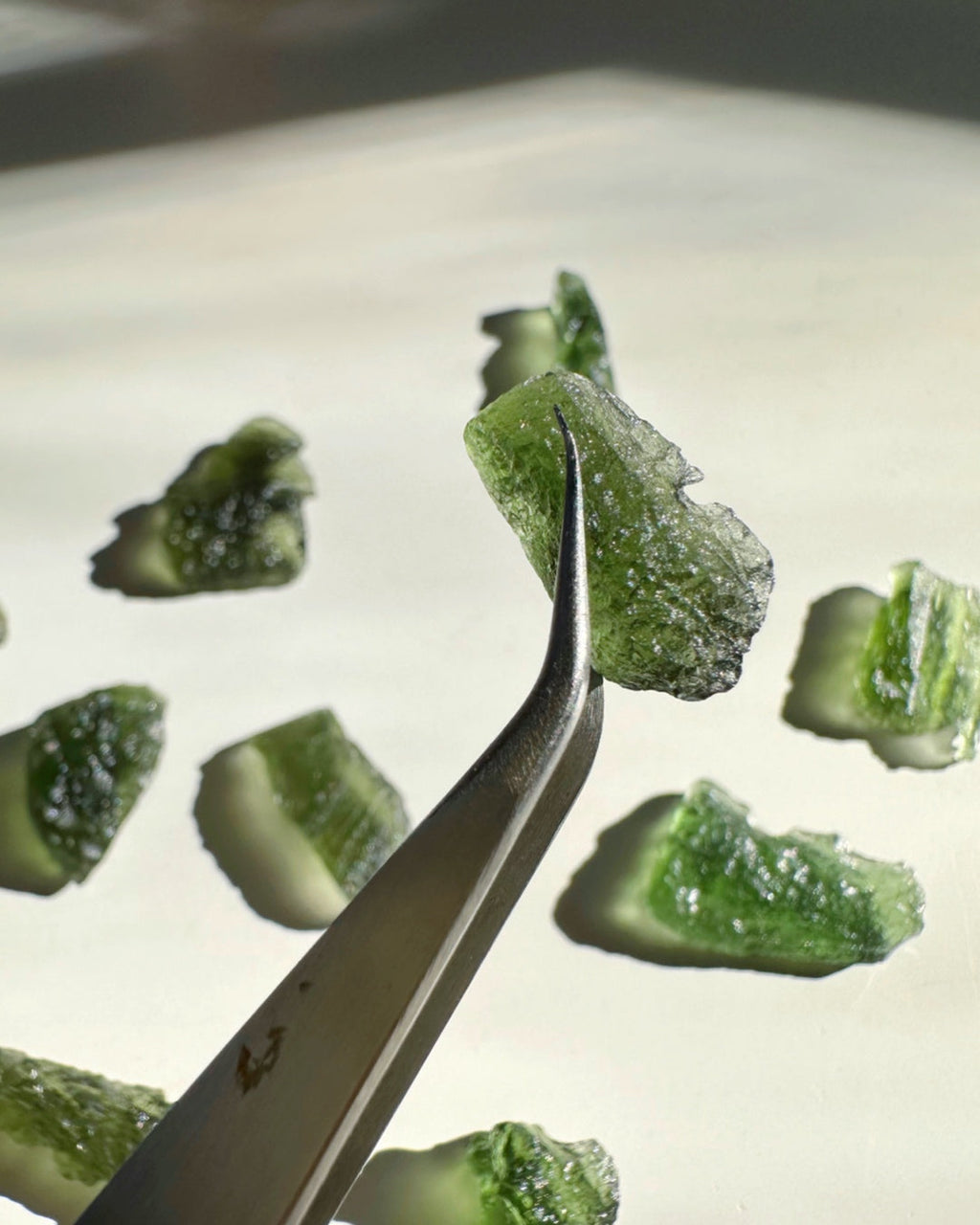 Chlum Moldavite #8 - AA