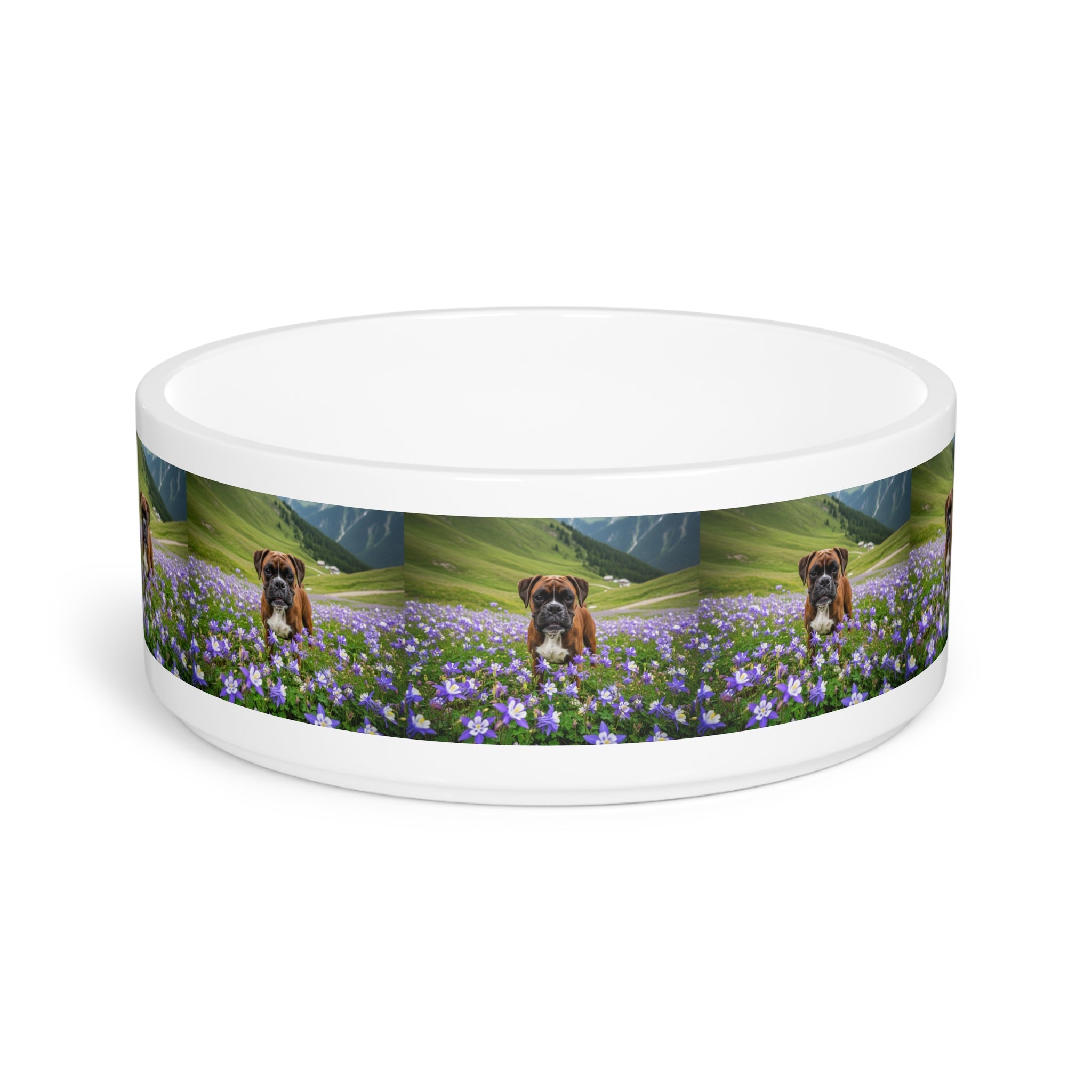 Ceramic Pet Bowl – 16 oz Dog Feeding Bowl