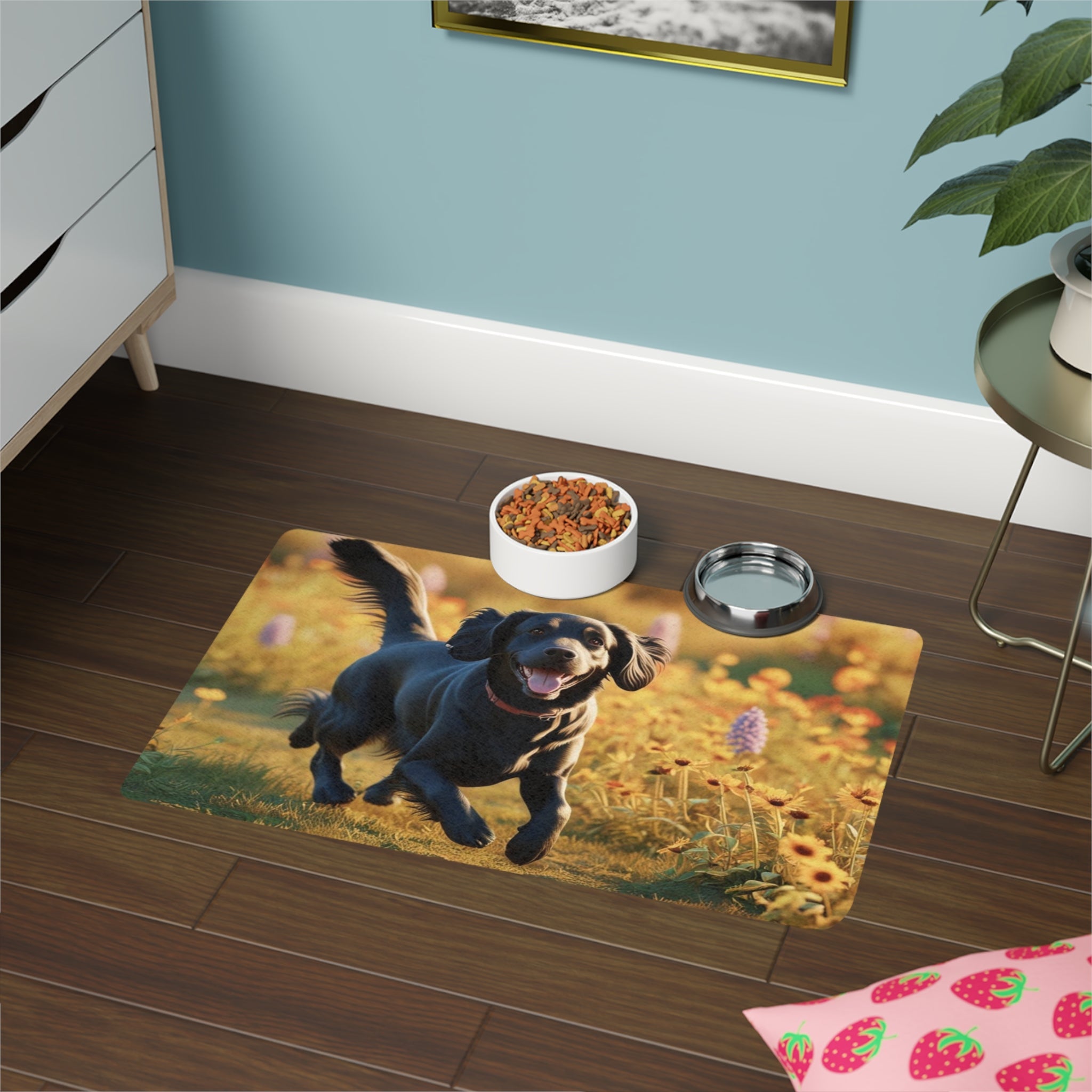 Non-Slip Pet Food Mat – Waterproof Feeding Mat for Dogs