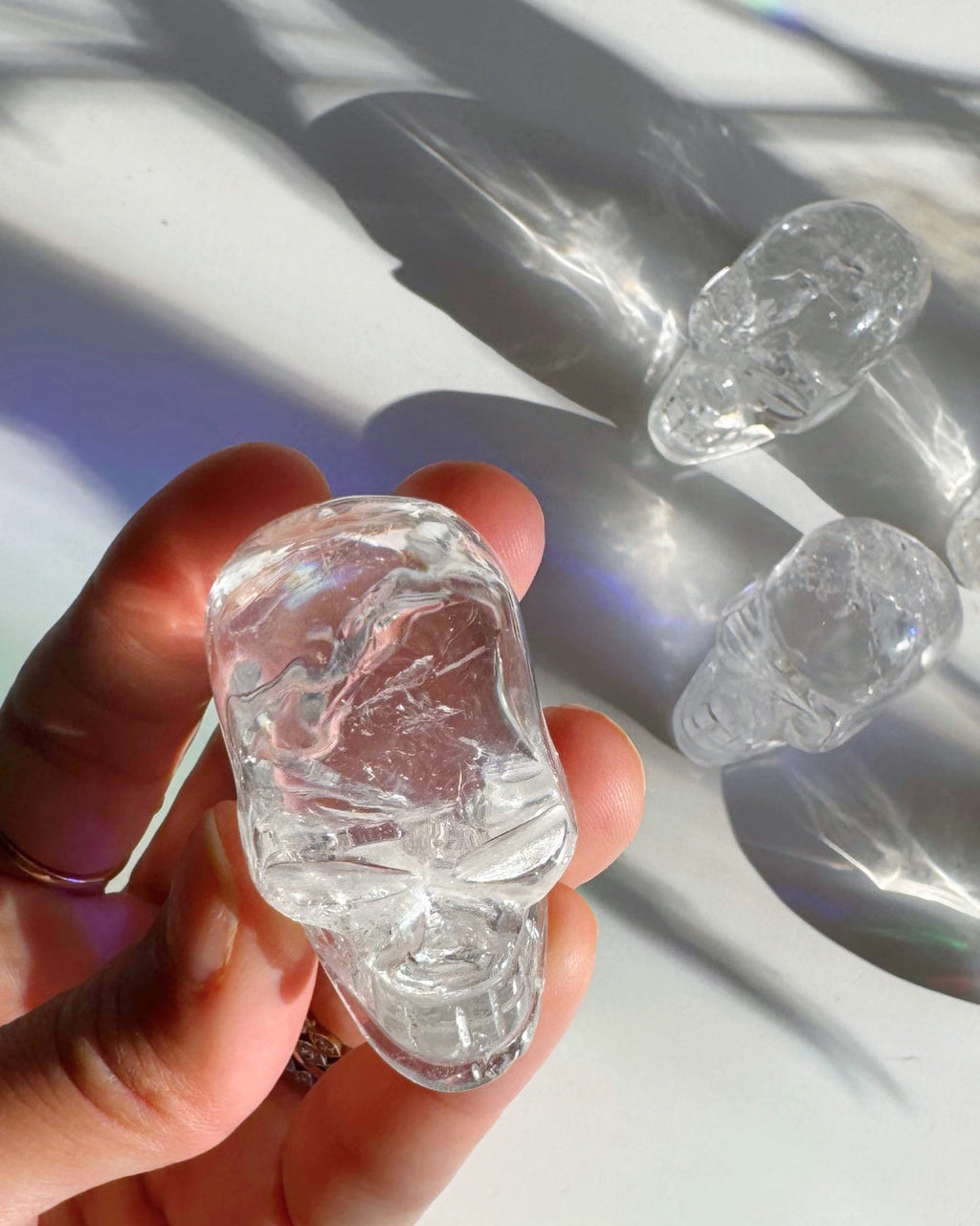 Clear Quartz Skull